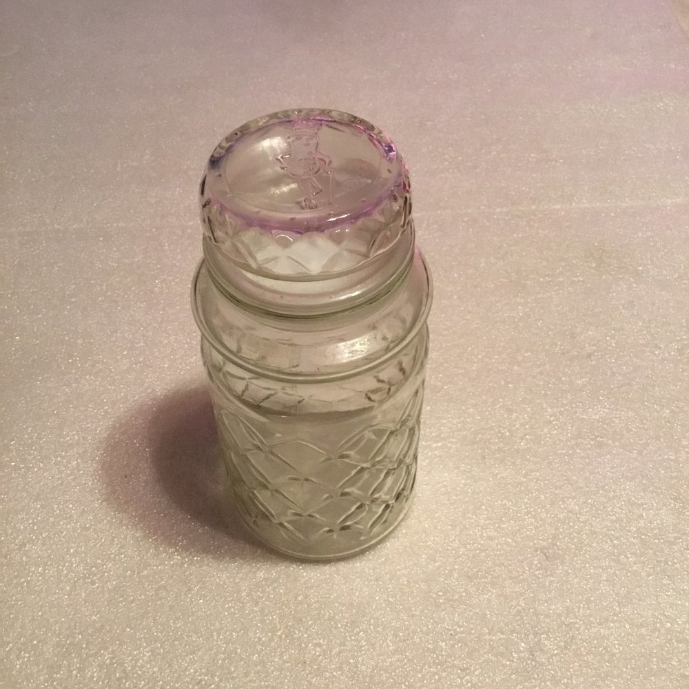 Vintage 1984 Planters Peanuts glass jar